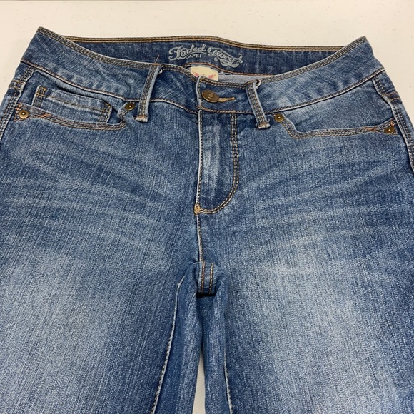 Faded Glory Blue Jean CAPRIS - Picture 4 of 7